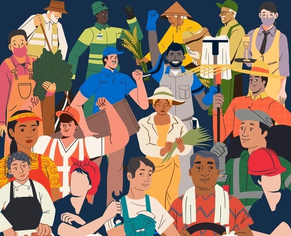 Ilustrasi Buruh Ilustrasi Buruh