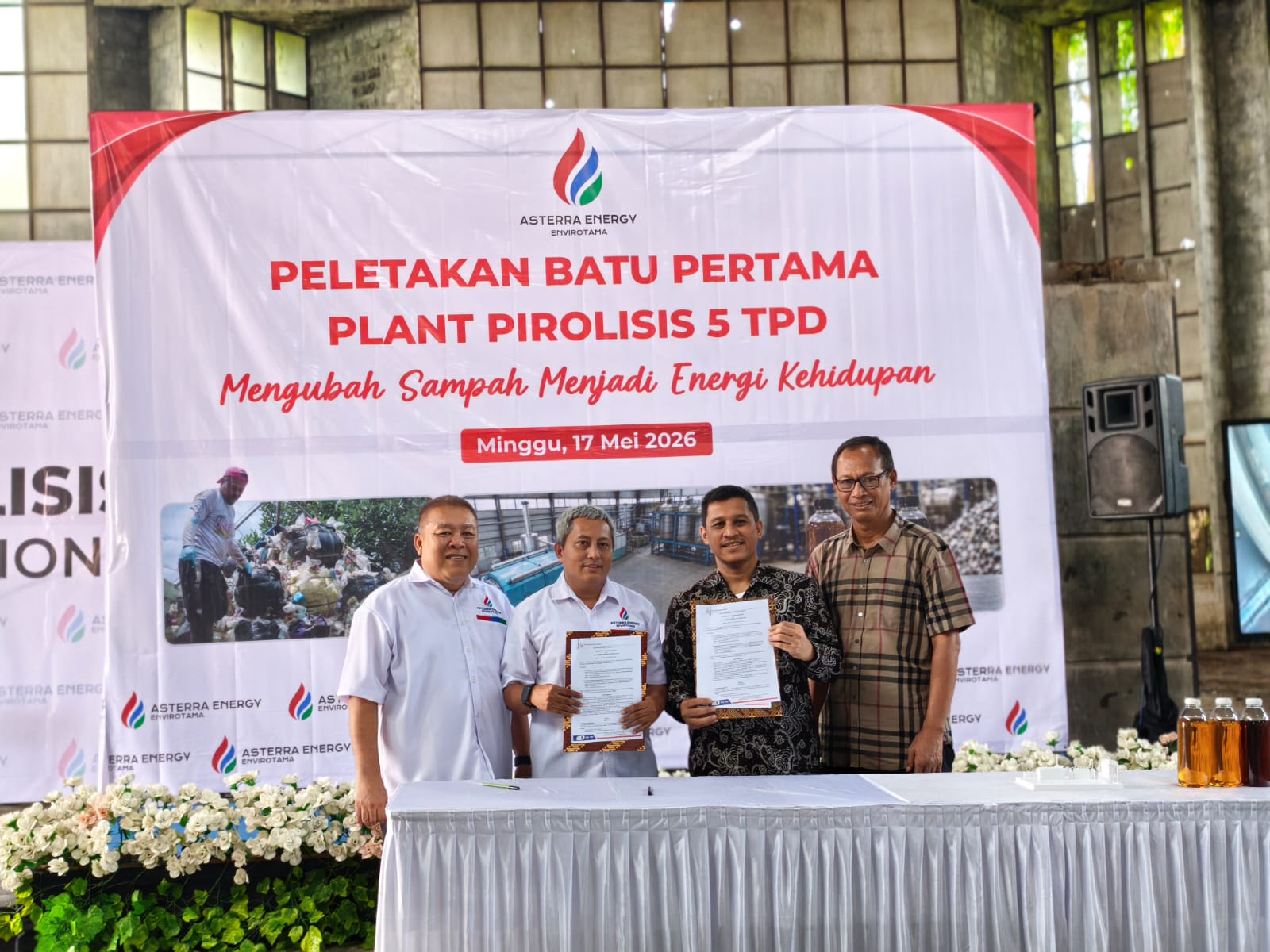 Groundbreaking Plant Pirolisis 5tpd